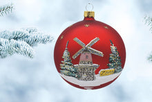 Lade das Bild in den Galerie-Viewer, Weihnachtskugel Zons Souvenir Feste Zons Mundgeblasen Handbemalt