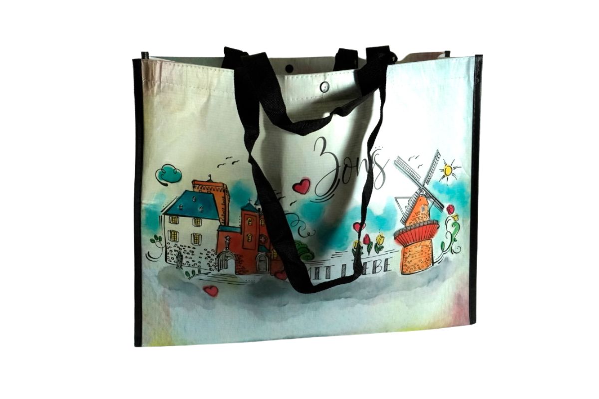 Zons Shopper Tasche Einkaufstasche PET Zons am Rhein Zons Souvenir 45cm4