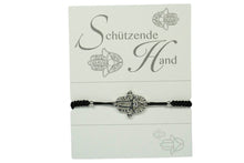 Load the picture into the gallery viewer, Armband Schützende Hand H.C.A. Glücksbringer Ein Armband für Dich2