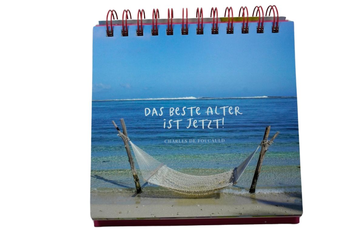 Jugend ist aus, aber Prosecco wäre noch da!" Spiral Buch Aufsteller3