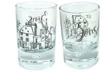 Lade das Bild in den Galerie-Viewer, Schnapsglas Zons am Rhein Rheintor Sammlerstück Souvenir 2cl7