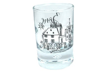 Lade das Bild in den Galerie-Viewer, Schnapsglas Zons am Rhein Rheintor Sammlerstück Souvenir 2cl4
