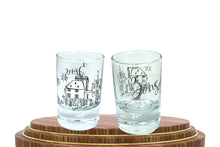 Lade das Bild in den Galerie-Viewer, Schnapsglas Zons am Rhein Rheintor Sammlerstück Souvenir 2cl3