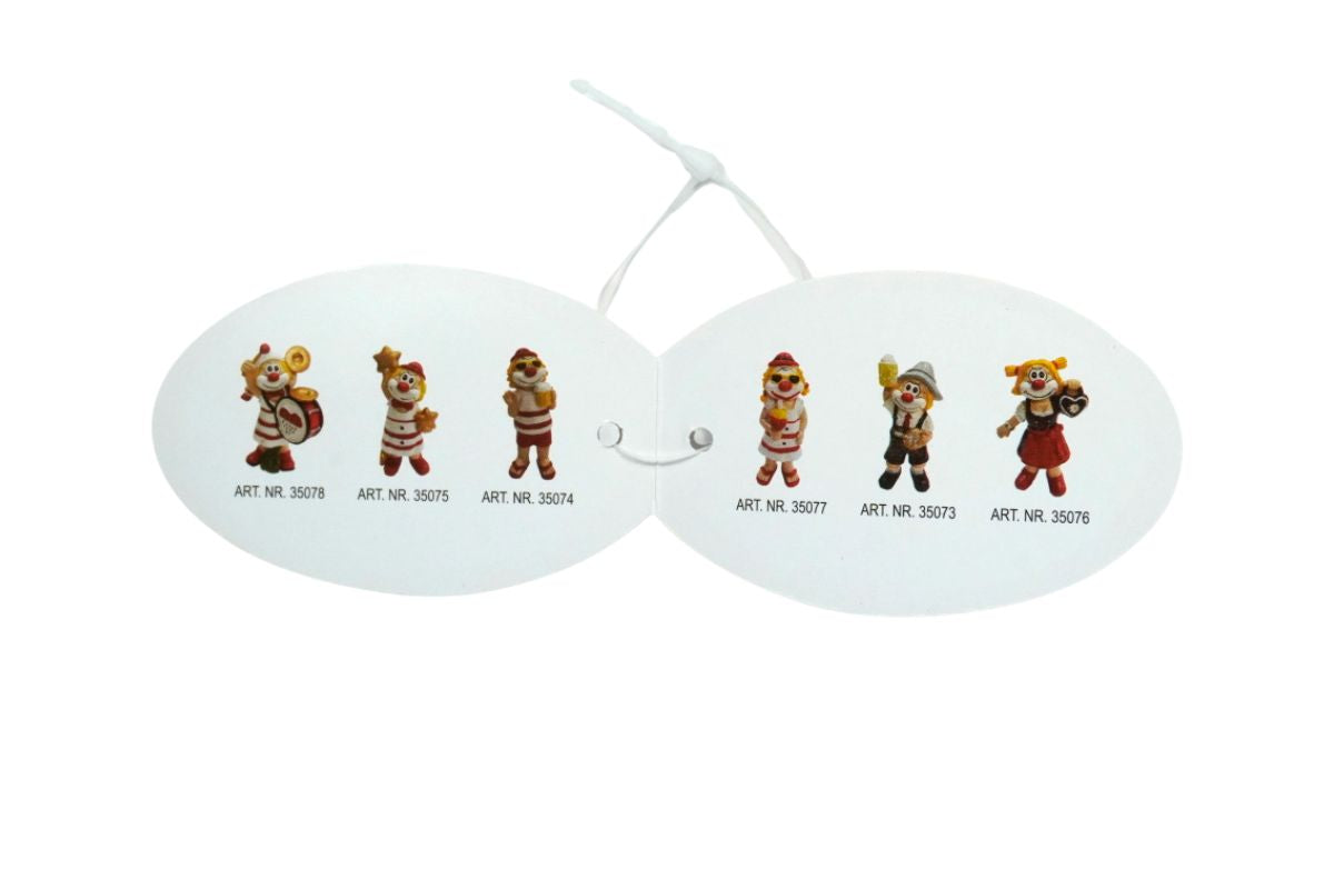 Schmitzens Karnevals Figur Clown Sepp, oans, zwoa, g`suffa 10 cm Sammlerstück Kölner Karneval3