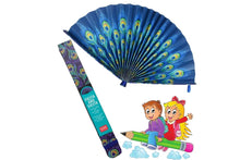 Lade das Bild in den Galerie-Viewer, Legami Faltbarer Papierfächer Fiesta And Siesta Peacock Design