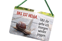 Lade das Bild in den Galerie-Viewer, Kulthänger KH 265 "Das ist Helga" Wandschild 2