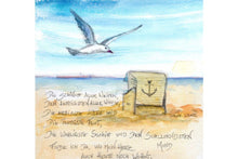 Load the picture into the gallery viewer, Kunstdruck auf Leinwand "Die Schönste aller Weiten" Karin Tauer 20x20cm3