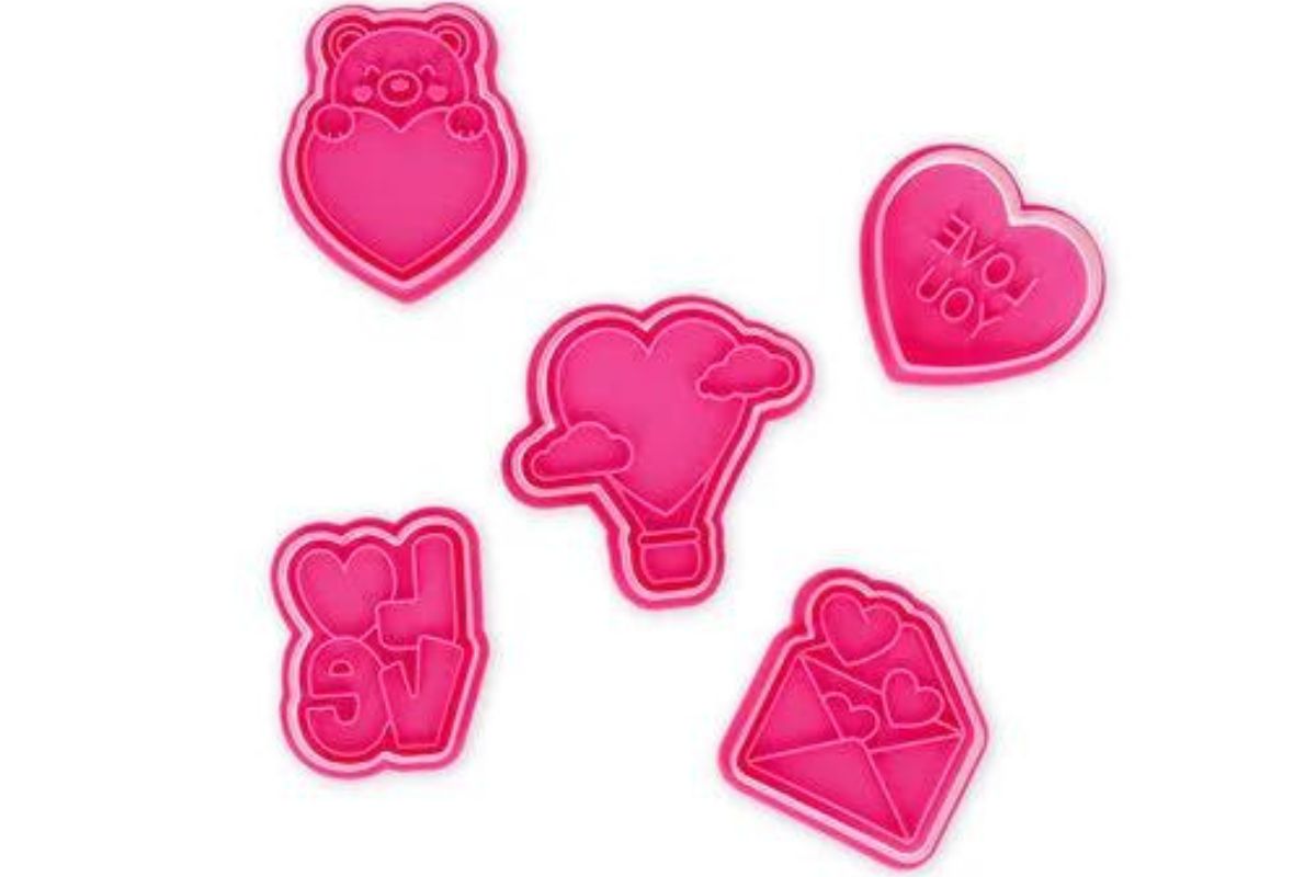 Legami 5er-Set Plätzchenformen - Cookie Time! Liebe liegt in der Luft3