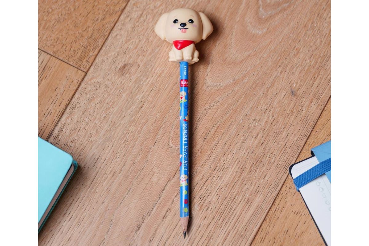 Legami Anti-Stress-Bleistift Golden Retriver „Fur-ever Friends“ - Squeezies with Squishy 6