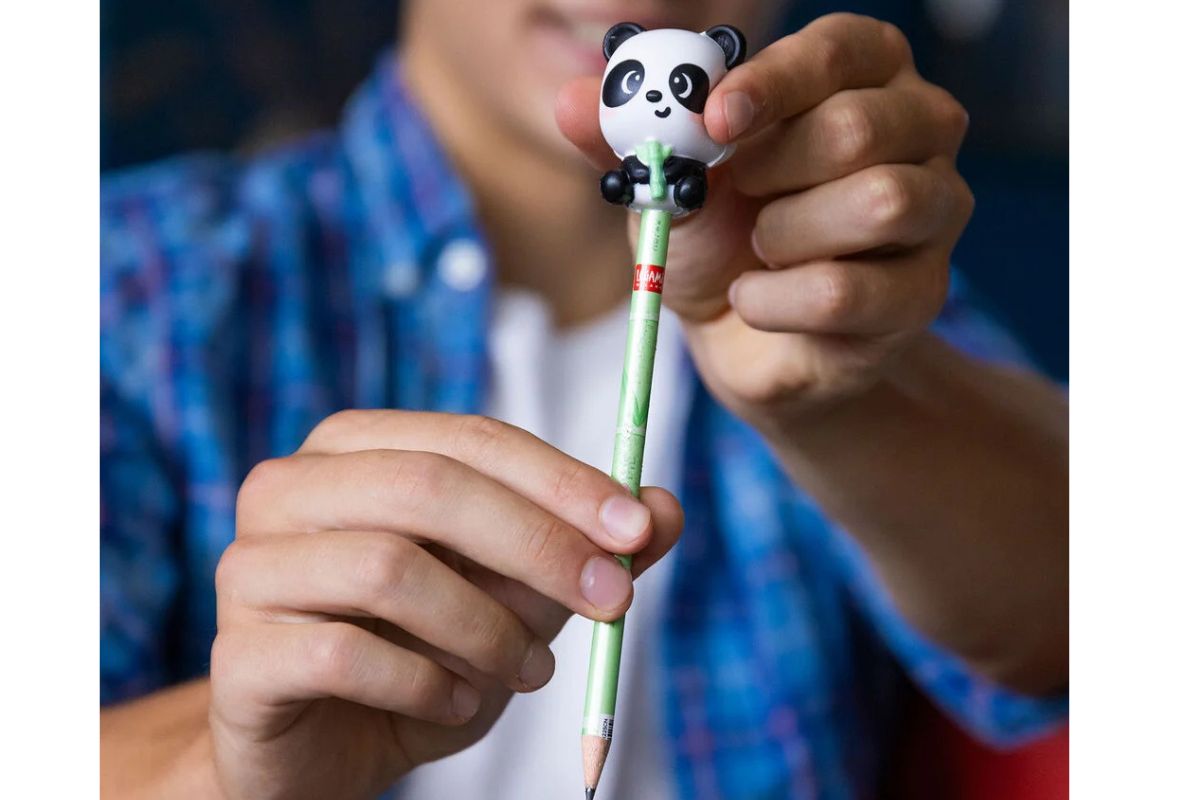 Legami Anti-Stress-Bleistift Panda „Hug me“ - Squeezies with Squishy 8