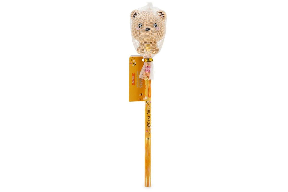 Legami Anti-Stress-Bleistift Teddy Bear „Dream Big“ - Squeezies with Squishy 5