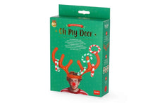 Lade das Bild in den Galerie-Viewer, Legami Aufblasbares Ringwurfspiel Oh My Deer Weihnachten3