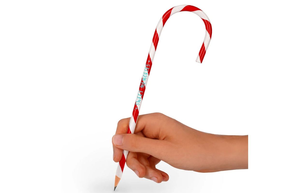 Legami Bleistift Sweet Memories Weihnachten Design Zuckerstange2