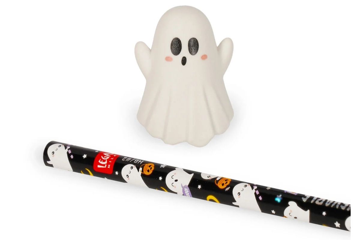 Legami Bleistift mit Vanille duftendem Radiergummi Ghost Writer Halloween2