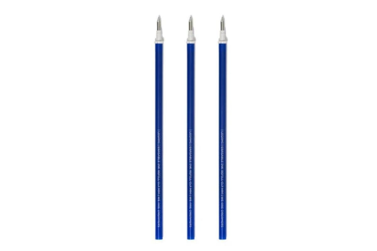 Legami Ersatzminen für löschbaren Gelstift Erasable Pen Blaue Tinte2