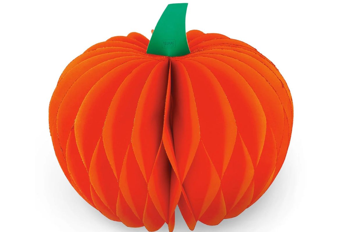 Legami Faltbarer Halloween Papier Kürbis What a Pumpkin Halloween