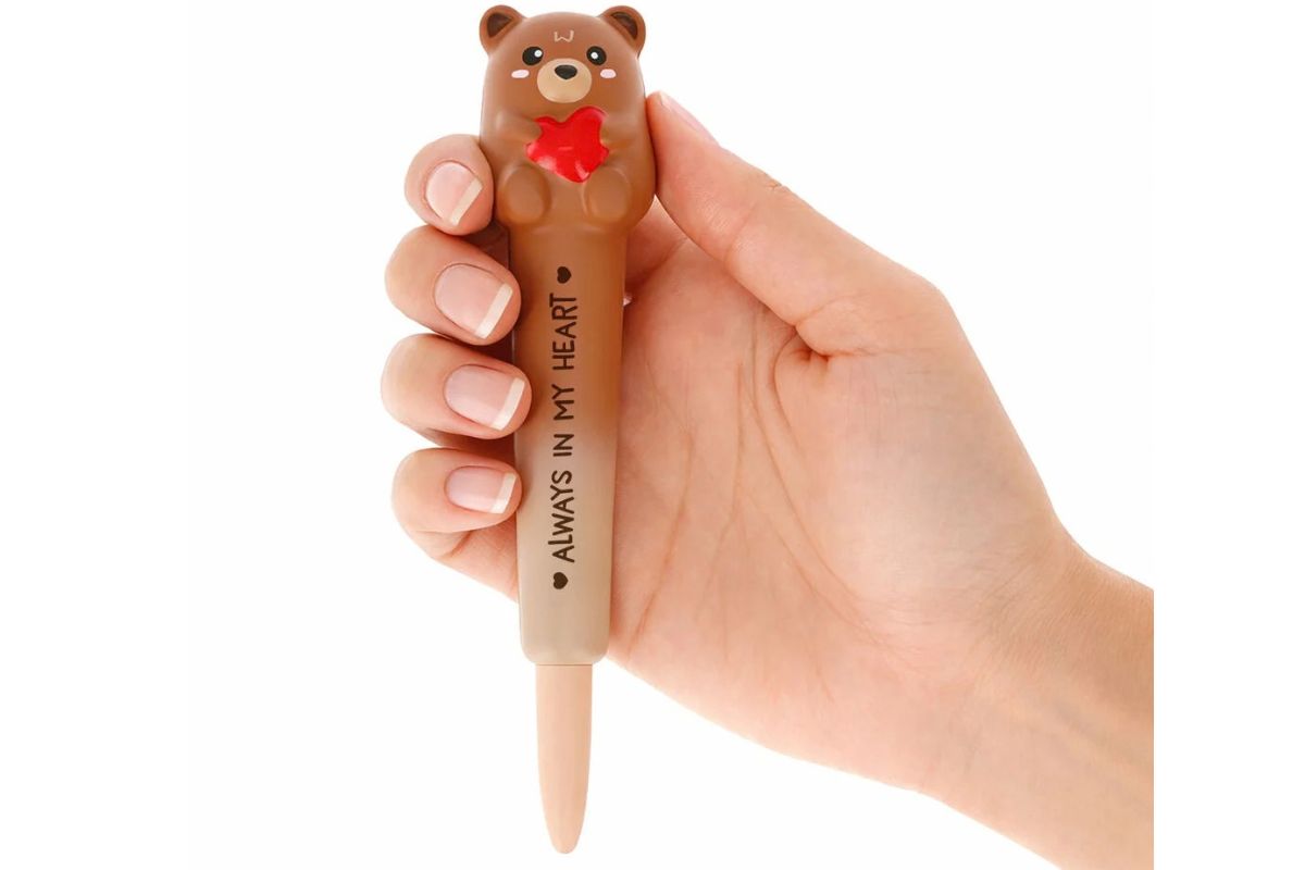 Legami Gelstift Squishy Squeezies Teddy Bear Schwarze Tinte3