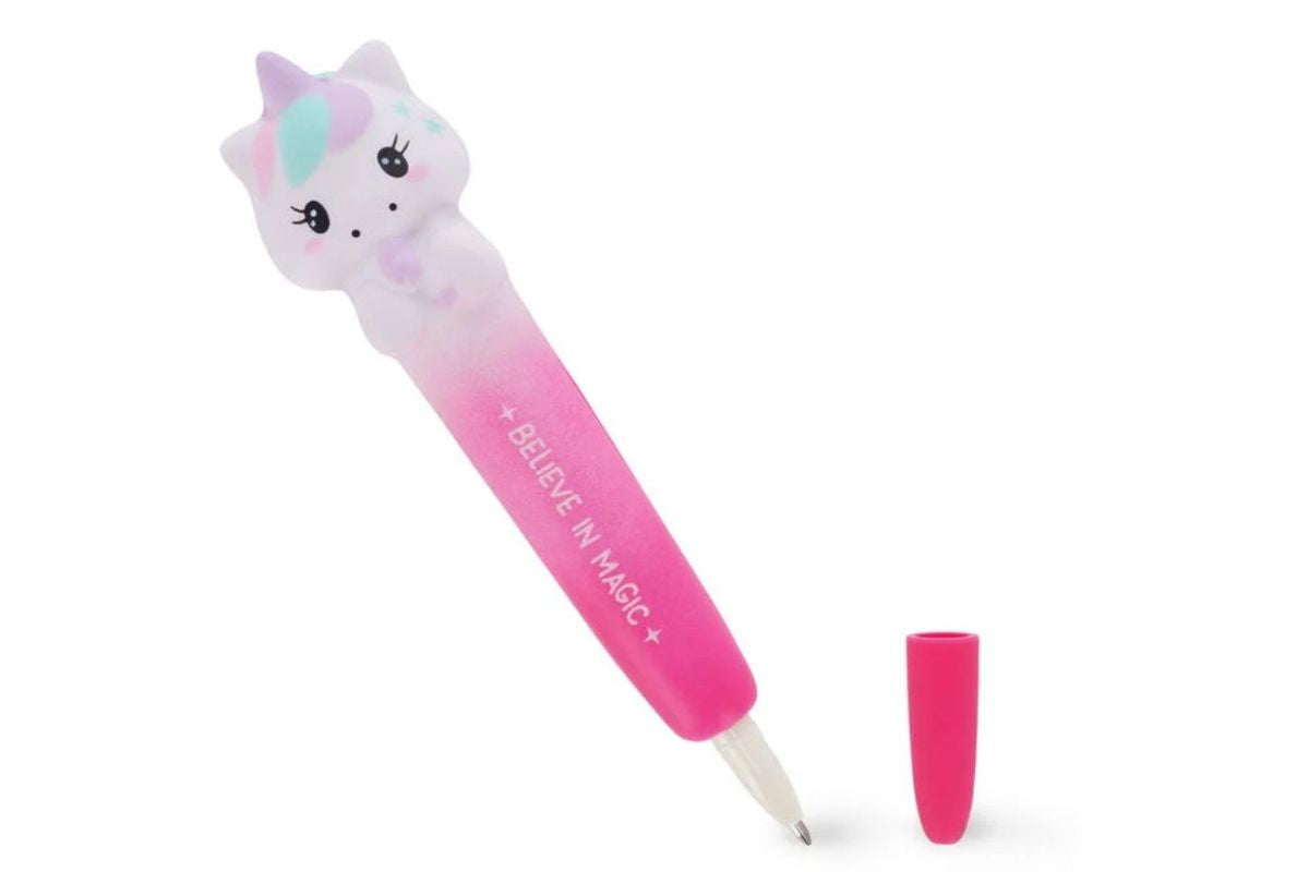 Legami Gelstift Squishy Squeezies Unicorn Believe in Magic schwarze Tinte