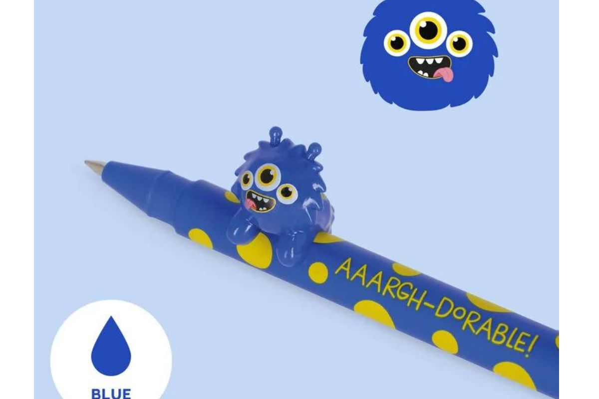 Legami Gelstift mit Deko-Tierchen Monster „AAARGH-Dorable“ Lovely Friends2
