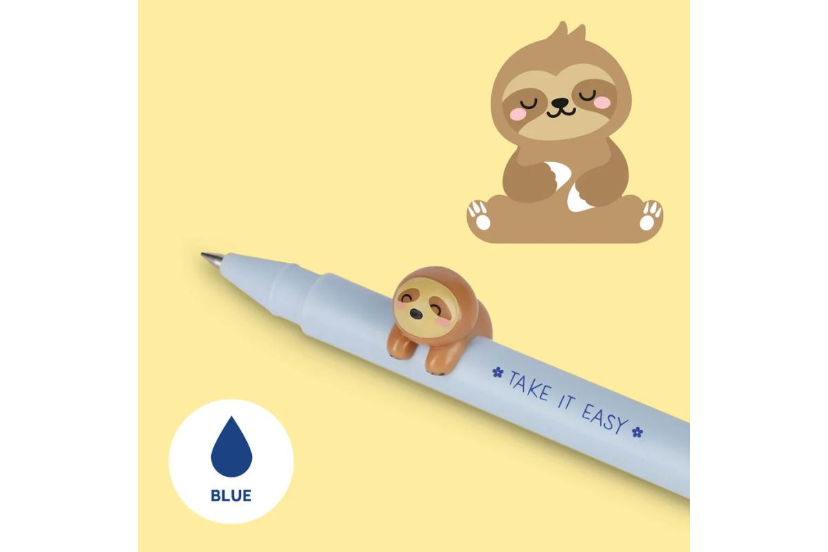 Legami Gelstift mit Deko-Tierchen Sloth „Take It Easy“ - Lovely Friends2