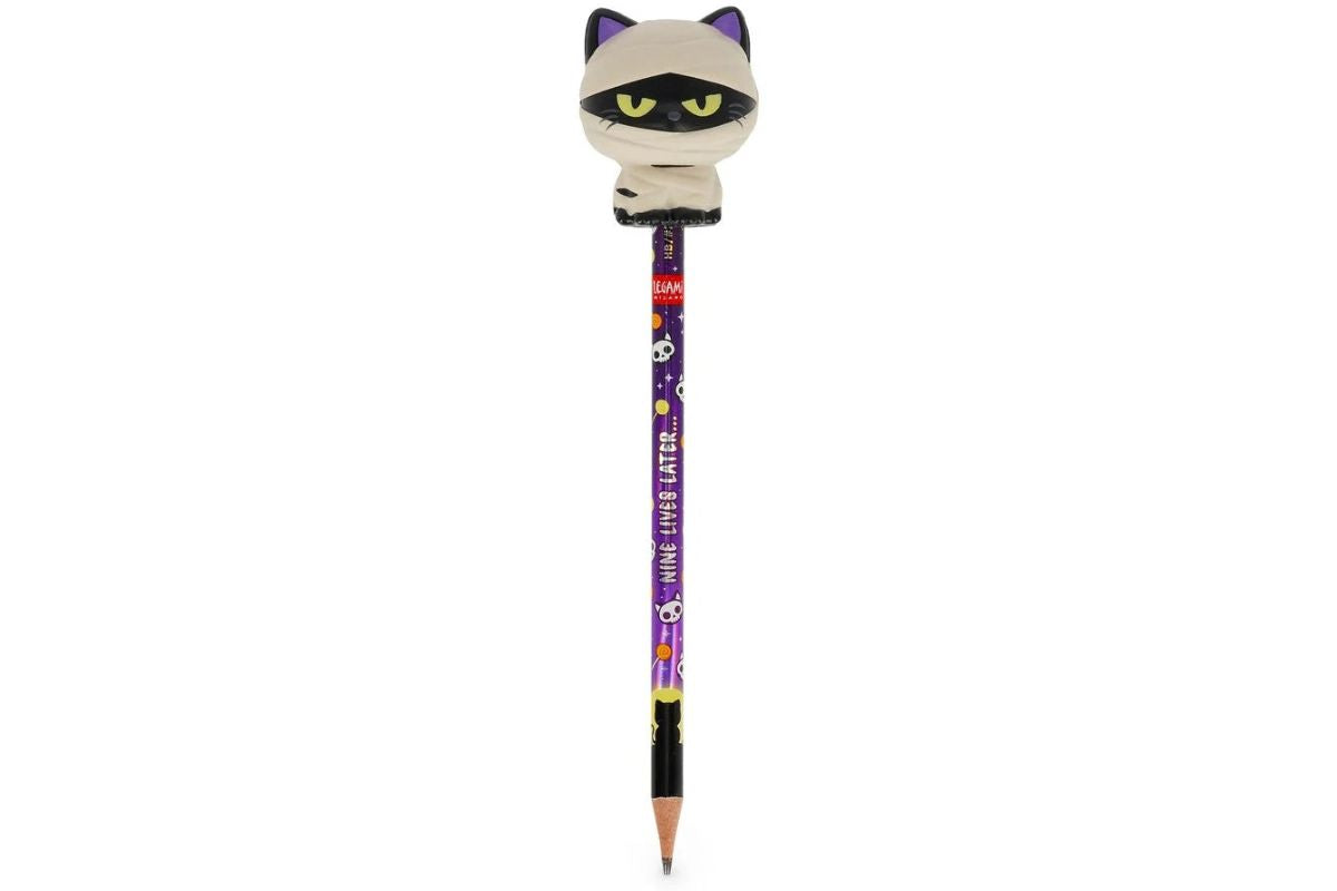 Legami Halloween-Anti-Stress-Bleistift Mummy Cat - Squeezies