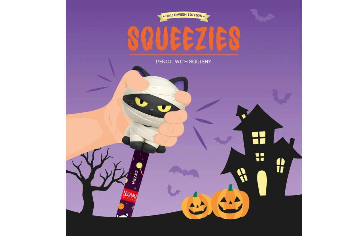 Legami Halloween-Anti-Stress-Bleistift Mummy Cat - Squeezies7