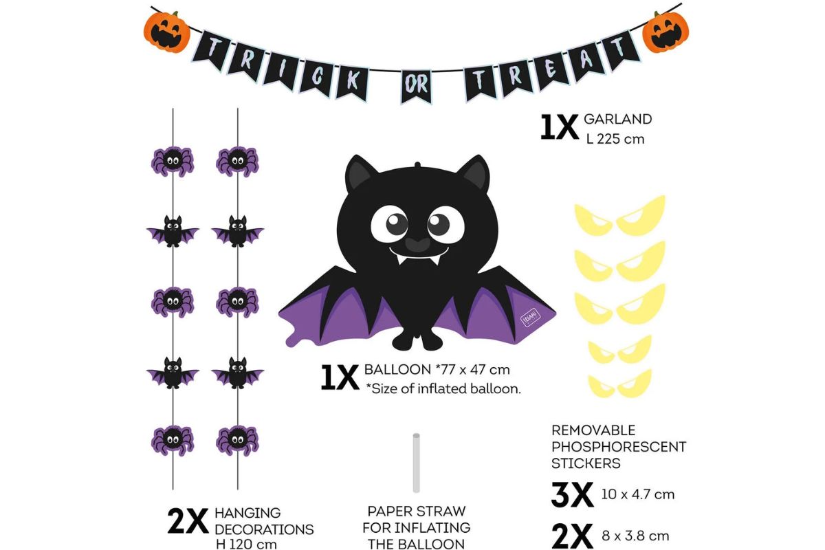 Legami Halloween Deko Set für die Tür Trick Or Treat3