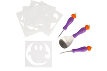 Load the picture into the gallery viewer, Legami Halloween Kürbisschnitzset Carve & Scare2