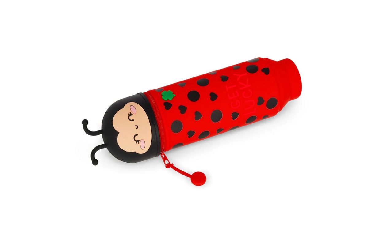 Legami Kawaii Federmäppchen Etui Ladybug Get Lucky 2-In-1 Pencil Case 18cm3