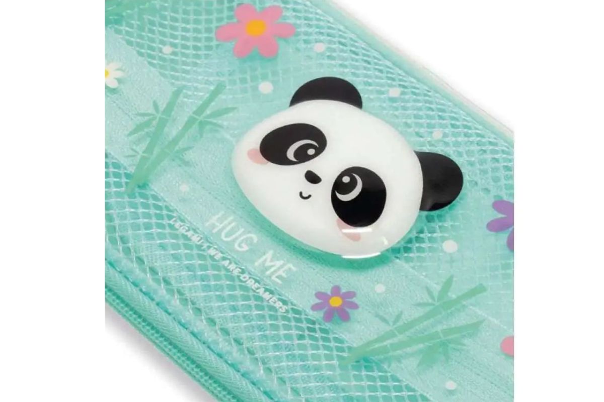 Legami Kawaii Wonderwow - Panda Federmäppchen Etui Türkis 23cm3