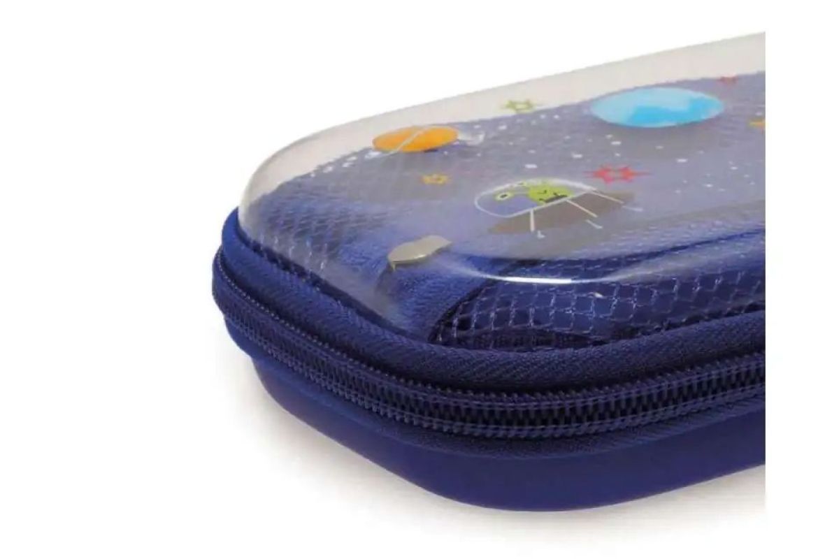 Legami Kawaii Wonderwow - Space Federmäppchen Etui Blau Weiß 23cm5