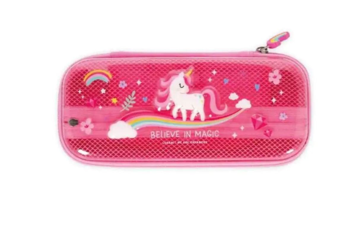 Legami Kawaii Wonderwow - Unicorn Federmäppchen Etui Pink Weiß 23cm