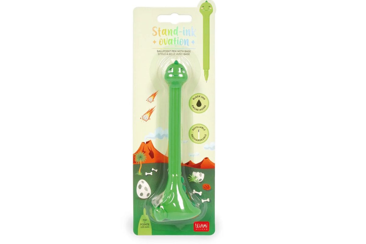 Legami Kugelschreiber Dino mit Standfuß Stand-Ink Ovation7