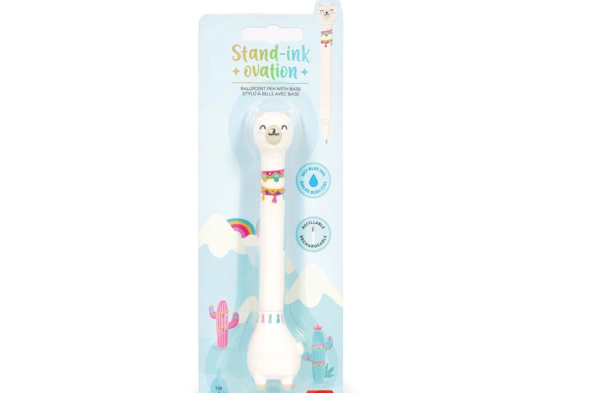 Legami Kugelschreiber Llama mit Standfuß Stand-Ink Ovation2