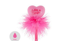 Load the picture into the gallery viewer, Legami Leuchtender Kugelschreiber - Writing is Magic Heart Rosa Tinte2