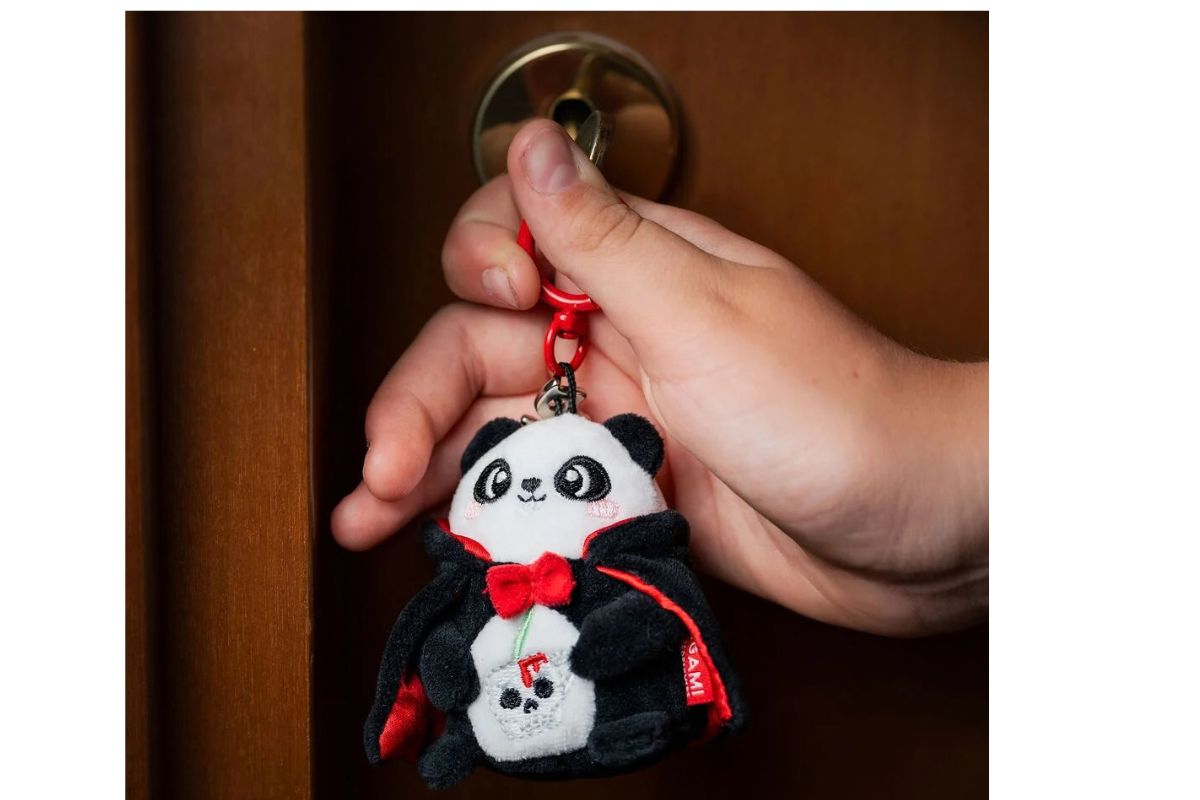 Legami Panda-Plüsch-Schlüsselanhänger "Bam-Boo!" Halloween - Tiny Super Soft!2