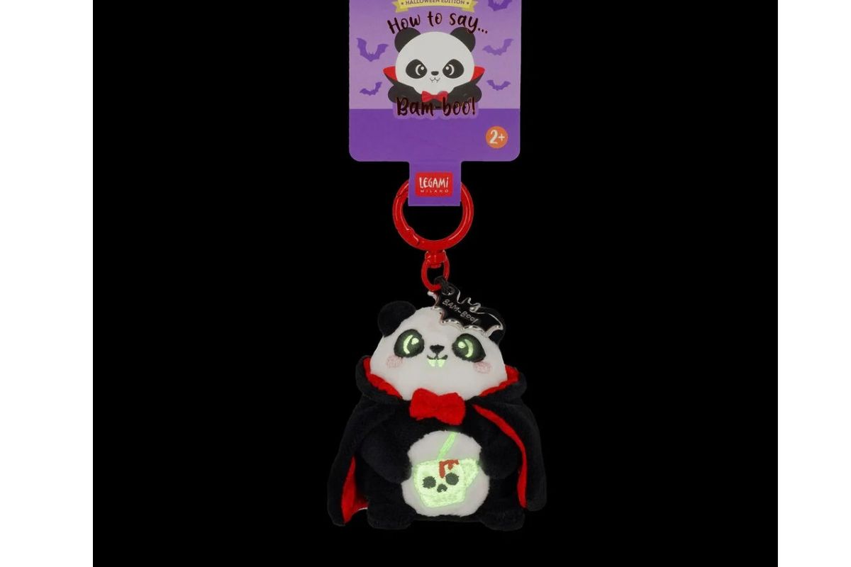 Legami Panda-Plüsch-Schlüsselanhänger "Bam-Boo!" Halloween - Tiny Super Soft!4
