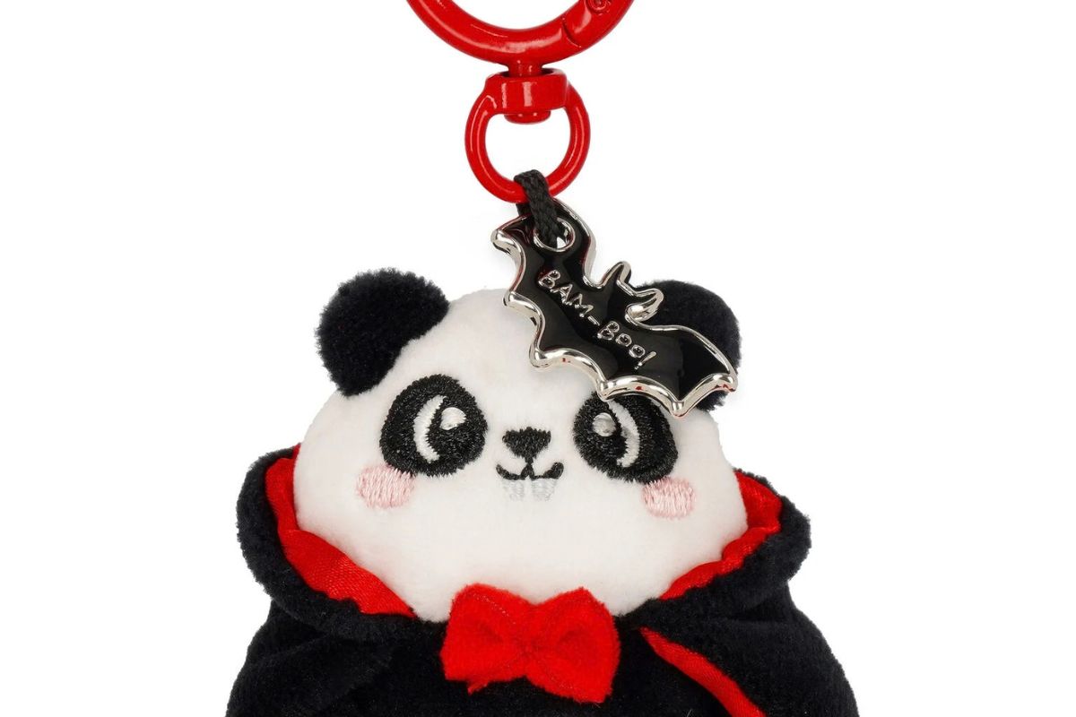 Legami Panda-Plüsch-Schlüsselanhänger "Bam-Boo!" Halloween - Tiny Super Soft!8