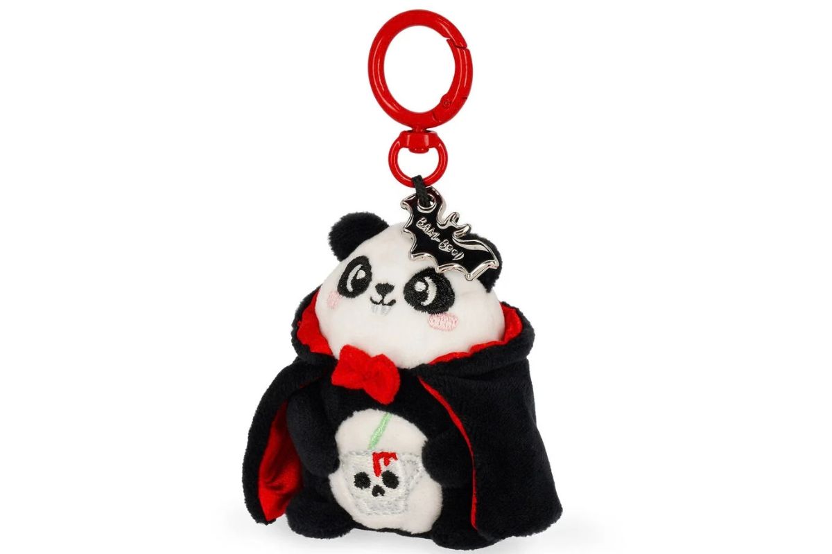 Legami Panda-Plüsch-Schlüsselanhänger "Bam-Boo!" Halloween - Tiny Super Soft!9