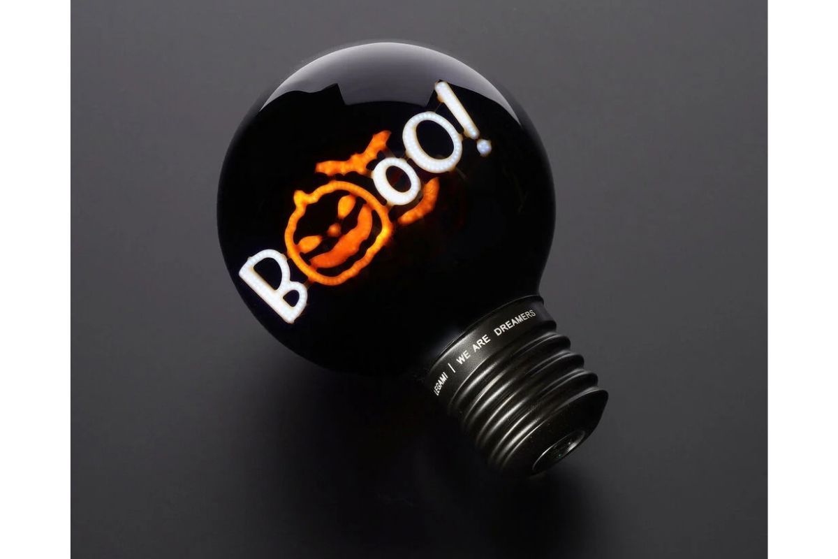 Legami Pumpkin Boo Bulb Fiction XL – Deko-Tischlampe Glühbirnenform Halloween8