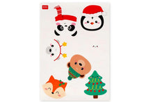 Lade das Bild in den Galerie-Viewer, Legami Set 70 Elektrostatische Fenster Aufkleber- Weihnachten9