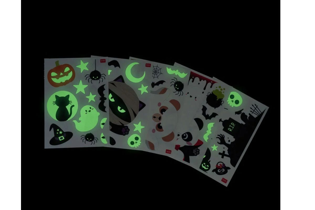 Legami Set aus 40 Elektrostatischen Fensteraufklebern-Window-Wow Halloween10