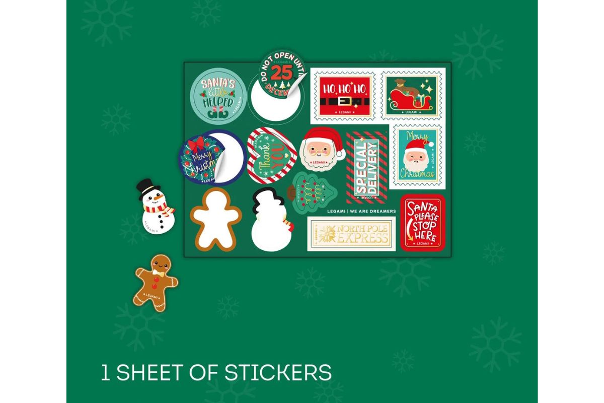 Legami Set für Brief an den Weihnachtsmann Dear Santa7