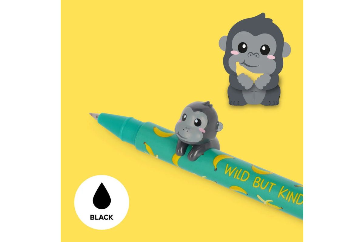 Legami Stift mit Deko-Tierchen Gorilla „Wild but Kind“ - Lovely Friends4