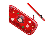 Lade das Bild in den Galerie-Viewer, Legami Transparentes Hartschalen Federmäppchen Ladybug WonderWow 23cm4