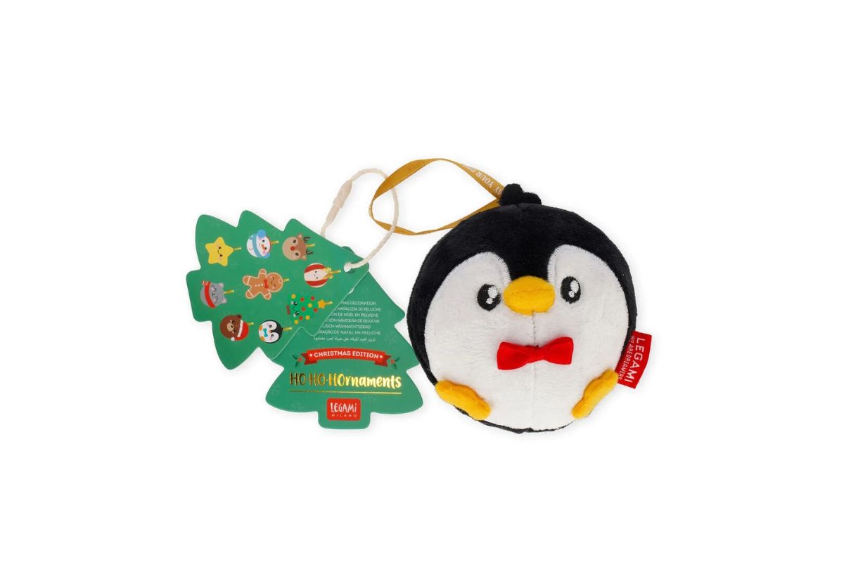 Legami Weihnachtsdekoration Aufhänger Plüsch Penguin Weihnachten Oh-Oh-Ohrnaments2