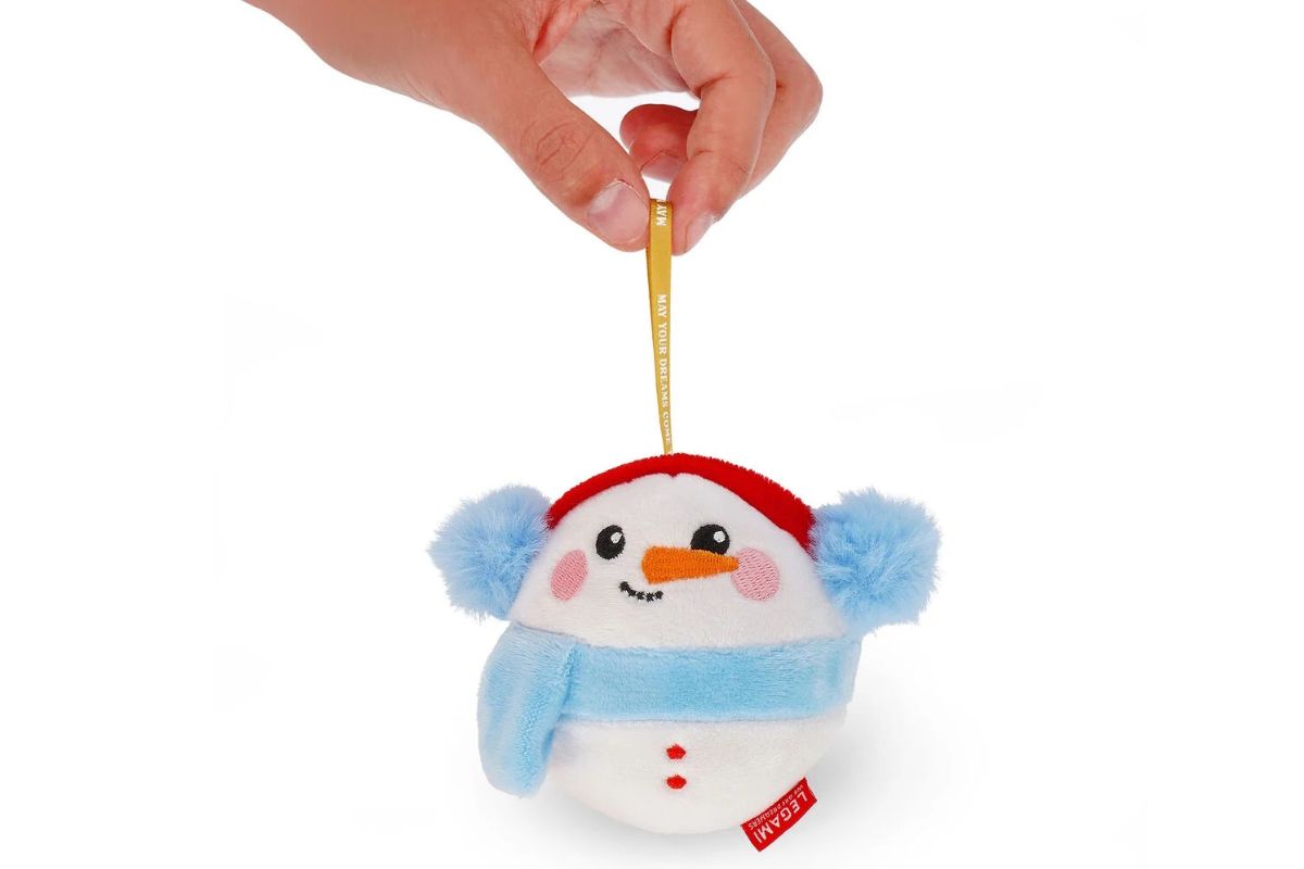Legami Weihnachtsdekoration Aufhänger Plüsch Snowman Weihnachten Oh-Oh-Ohrnaments4