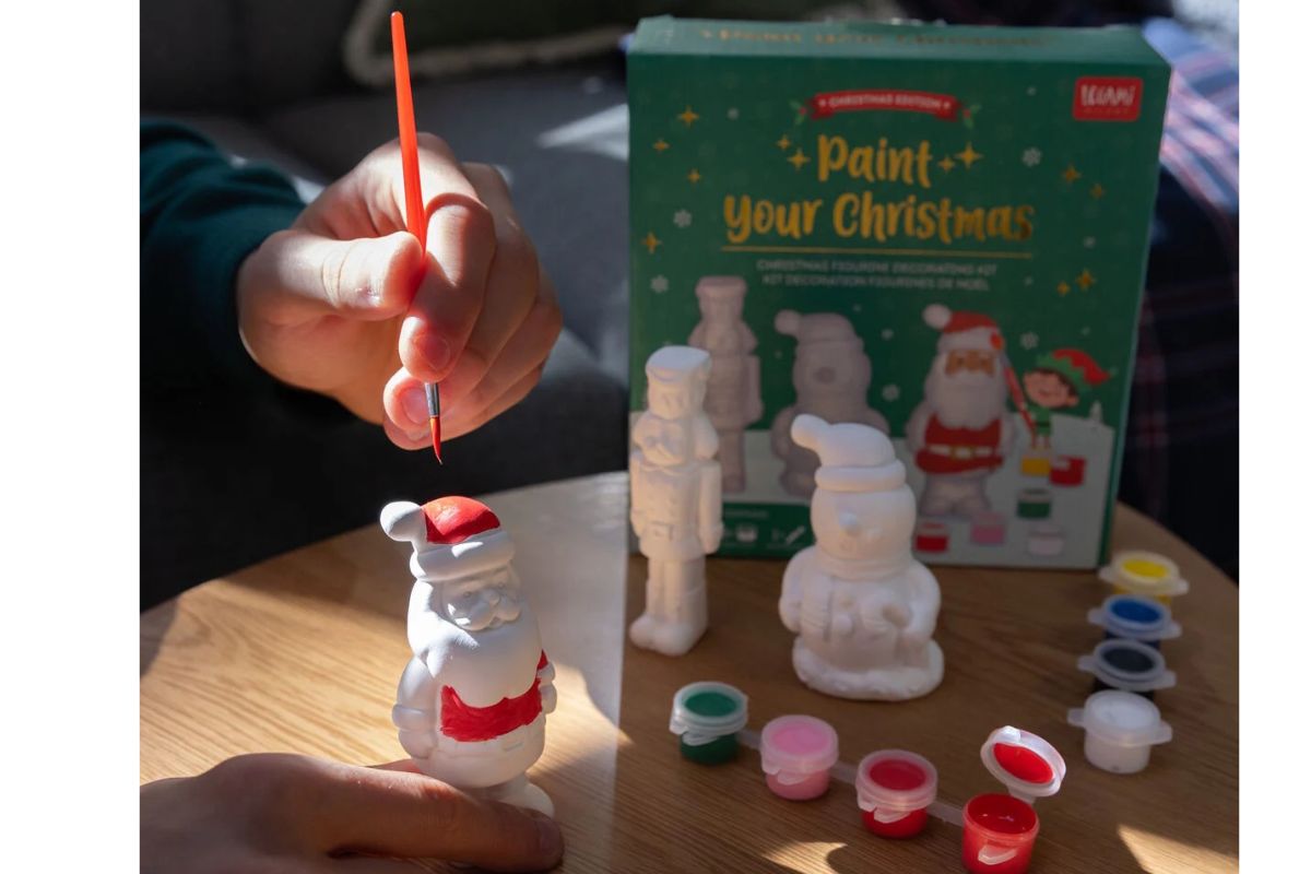 Legami Weihnachtsfiguren-Dekorationsset Paint Your Christmas2