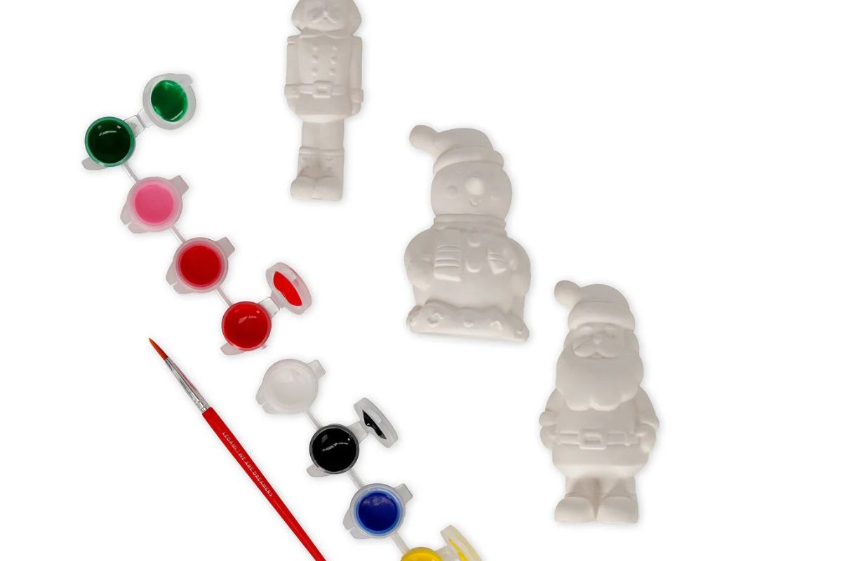 Legami Weihnachtsfiguren-Dekorationsset Paint Your Christmas5