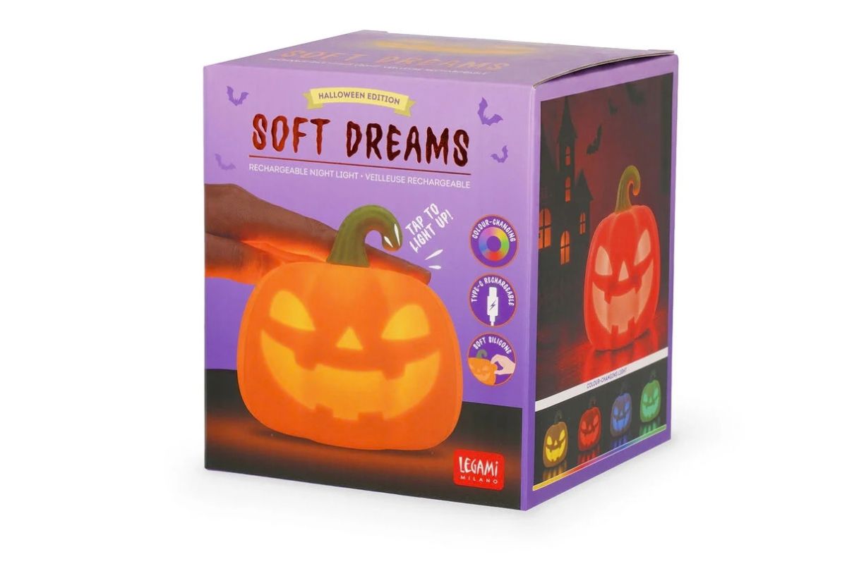Legami Wiederaufladbares LED-Licht aus Silikon - Soft Dreams Halloween2